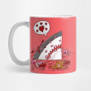 The Valentines Day Shark Mug